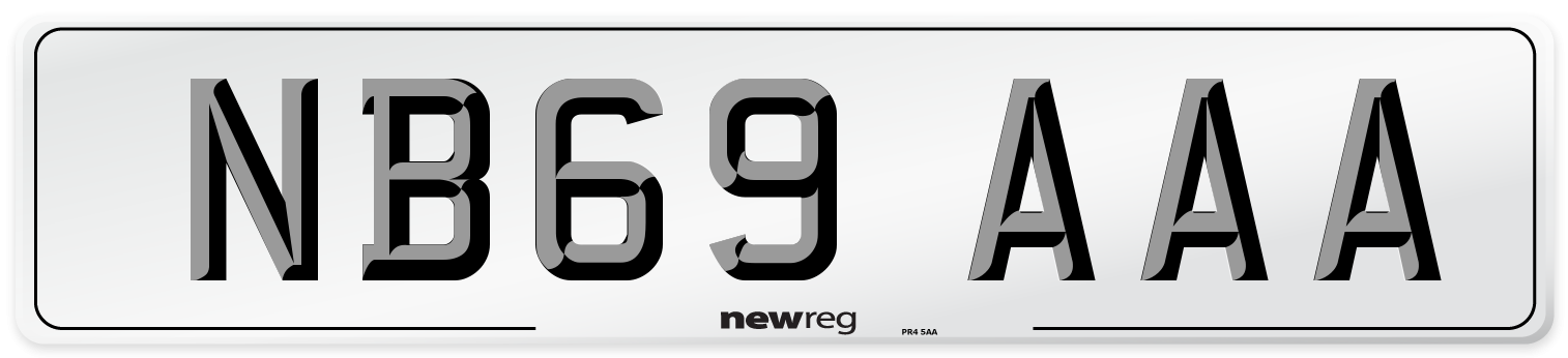 NB69 AAA Number Plate from New Reg